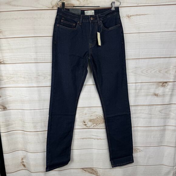 Jachs New York Dark Wash Mid Rise Straight Leg Jeans Size 31x34 - Picture 1 of 8